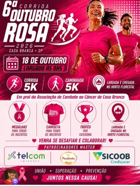 6&ordf; Corrida Outubro Rosa