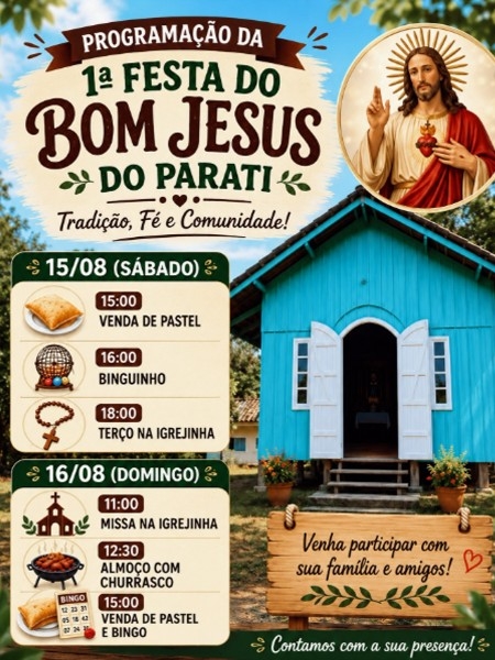 1&ordf; Festa do Bom Jesus do Parati