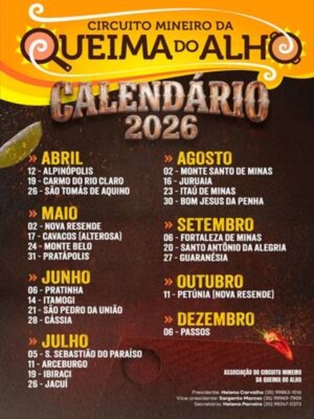Circuito Mineiro da Queima do Alho 2026