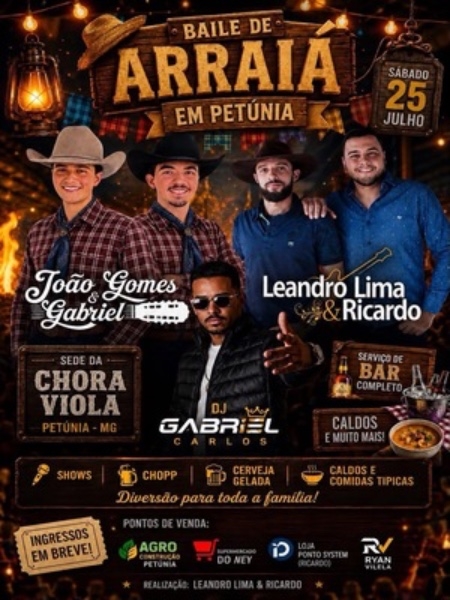 Baile de Arrai&aacute; em Pet&uacute;nia