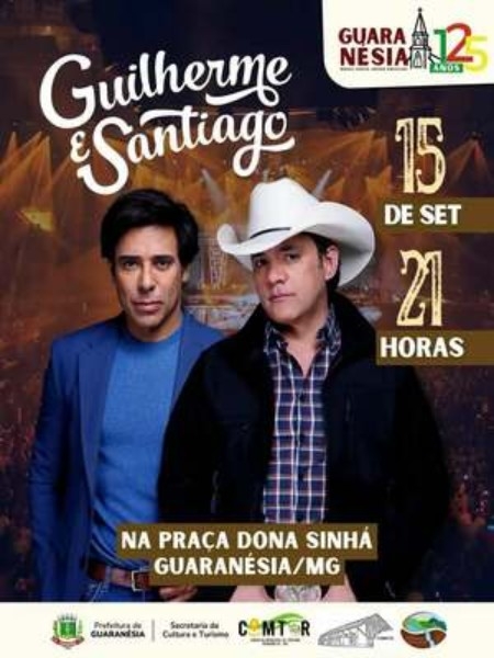 ANIVERS&Aacute;RIO DA CIDADE - GUARAN&Eacute;SIA 125 ANOS