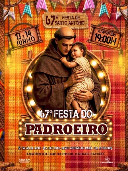 67&ordm; Festa do Padroeiro Santo Ant&ocirc;nio 