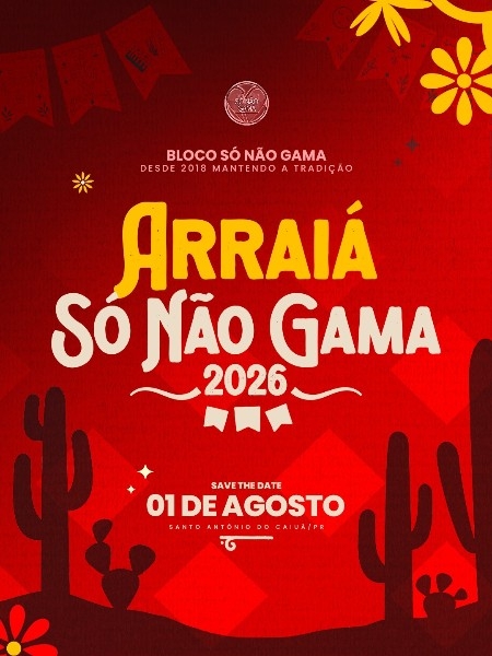Arrai&aacute; S&oacute; n&atilde;o Gama 2026