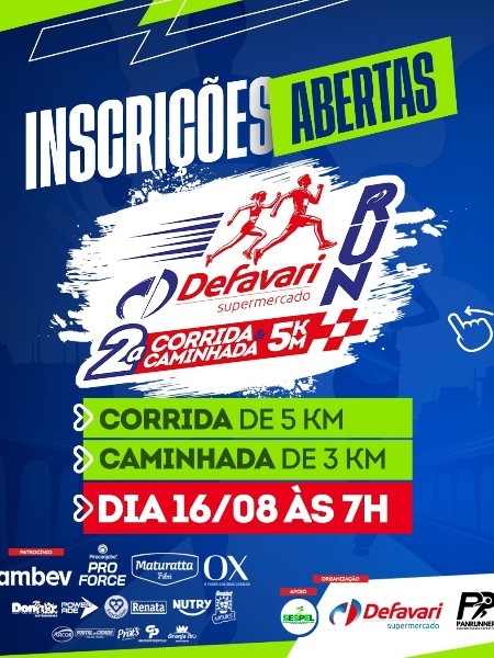 2&ordf; CORRIDA & CAMINHADA DEFAVARI 2026