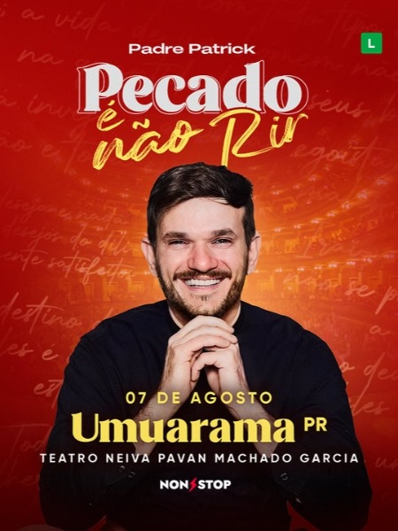 Padre Patrick | Pecado &eacute; N&atilde;o Rir