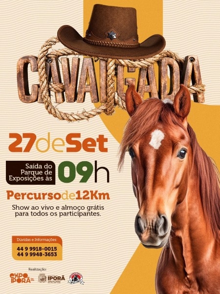 Cavalgada - Expo Ipor&atilde; 2026
