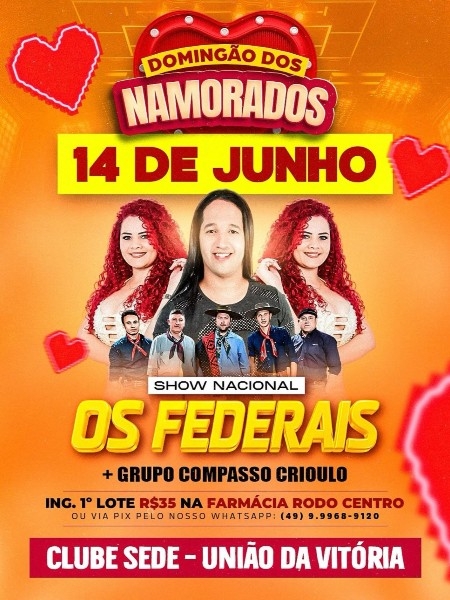 DOMING&Atilde;O DOS NAMORADOS