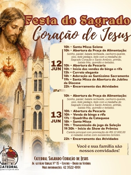FESTA DO SAGRADO CORA&Ccedil;&Atilde;O DE JESUS