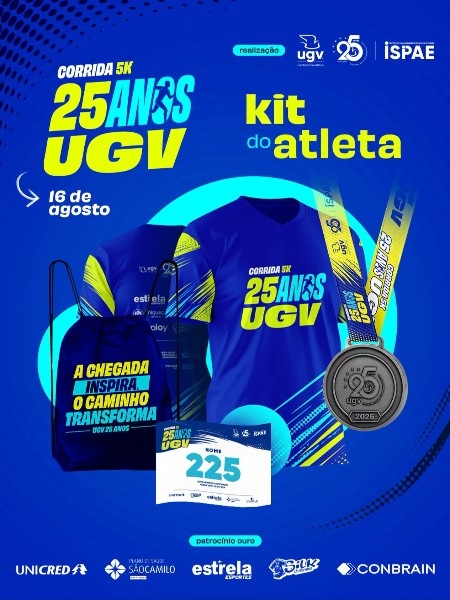 CORRIDA 5 KM - UGV 25 ANOS