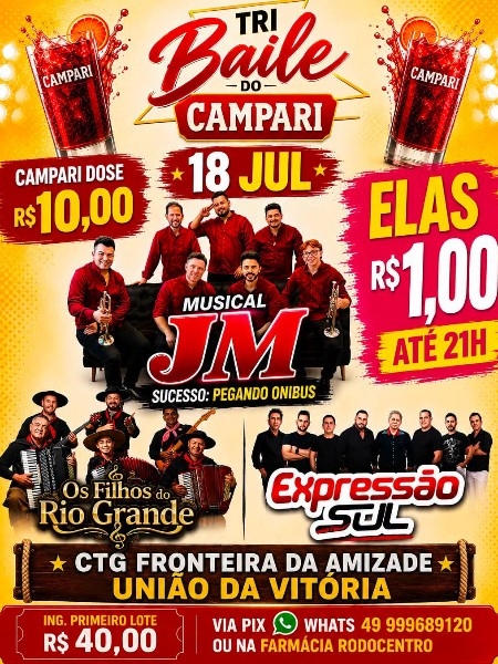 TRI BAILE DO CAMPARI