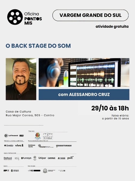 O backstage do som
